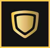 Gold Border, Shield Icon